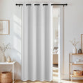 Joydeco Blackout Door Curtain for Doorway Privacy 72 Inches Long, Grommet by JOYDECO