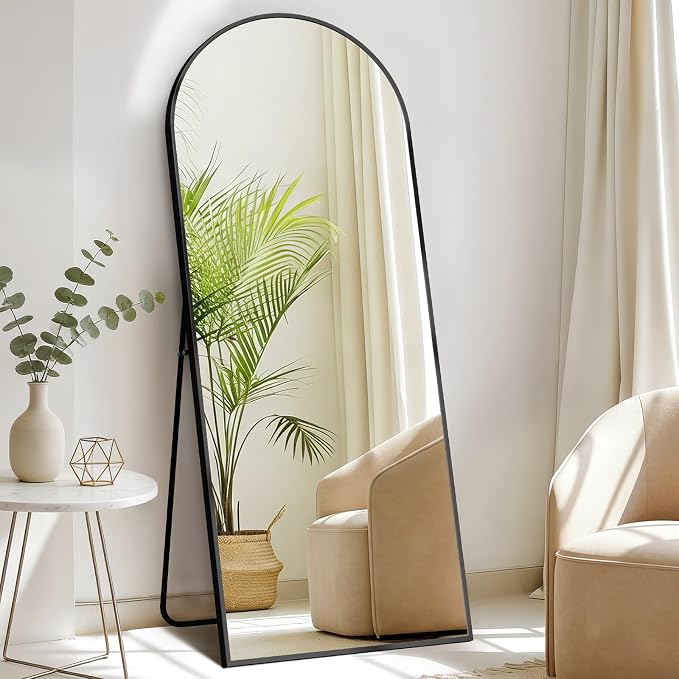 DUMOS Arched Full Length Mirror, Modern Wall Hanging Leaning by DumosLifestyle