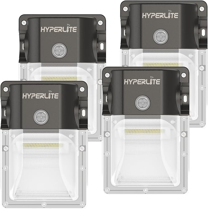 HYPERLITE LED Wall Pack 30W: 3600lm 5000K Daylight 120Vac LED Porch Lights by HYPERLITE