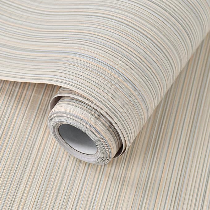 Naphite Grasscloth Peel and Stick Wallpaper Modern Textured Self-Adhesive by VisittheNaphite