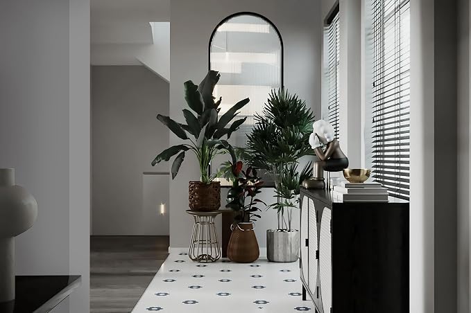 Dimoon 236''x17.7'' Grey Peel and Stick Wallpaper Contact Paper Modern Self - Image 6
