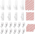 Sinfuo 20 Hooks for Hanging Variety Pack, Adhesive wall Hooks Heavy Duty by Sinfuo
