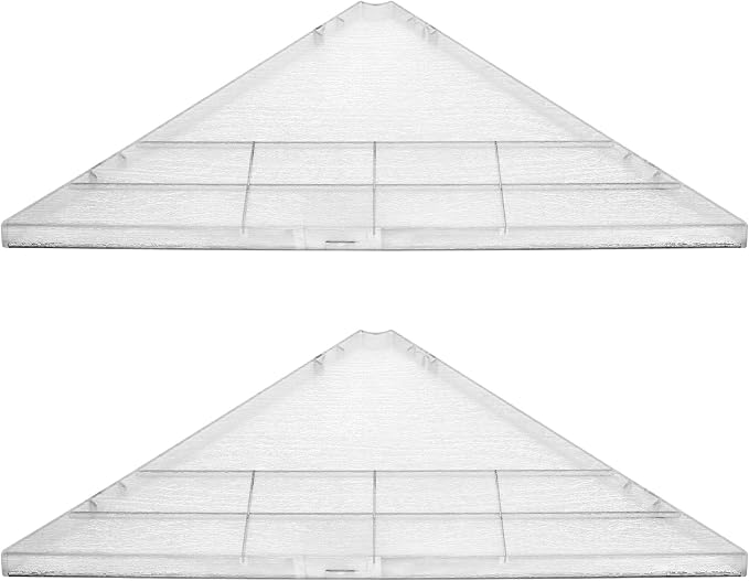 evron Corner Mounting Shelf Set of 2 – Easy to Install Floating Wall Shelves by evron