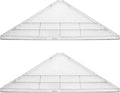 evron Corner Mounting Shelf Set of 2 – Easy to Install Floating Wall Shelves by evron