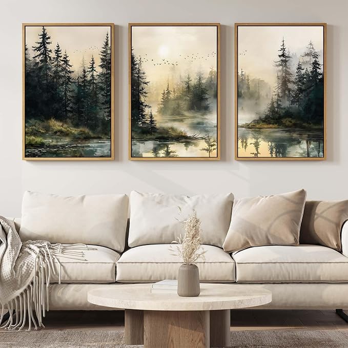 Framed Forest Landscape Wall Art by Cuspin