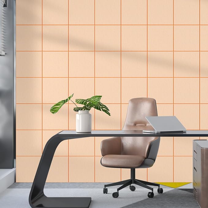 MaxGear Large Cork Board for Wall 36" x 24", Peach Beige Bulletin Board - Image 9