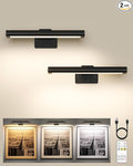 EZVALO Picture Light for Wall, Rechargeable 2400mAh Battery Lights Wireless by EZVALO