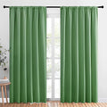 NICETOWN Living Room Curtains, Froest Green, 1 Pair, 70 x 84-inch, Home by NICETOWN