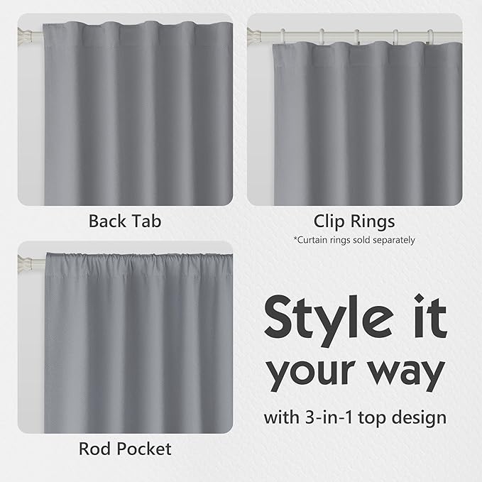 FMFUNCTEX 100% Blackout Curtains - Image 7