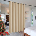 RYB HOME Extra Wide Curtains for Divider Room Separation Soundproof Temporary by RYBHOME