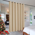 RYB HOME Blackout Room Divider Curtains Privacy Room Separator Extra Long Wide by RYBHOME