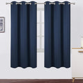 LEMOMO Navy Blue Thermal Blackout Curtains/42 x 72 Inch/Set of 2 Panels Room by Lemomo