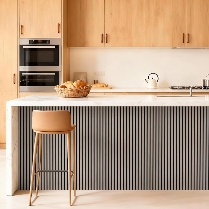 TONOR Wood Wall Panels for Interior Wall Decor, 4 Pack 47.2" x 23.6" Wood Slat - Image 8