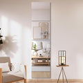 Delma Frameless Mirror Tiles 18"x18"x4 Pcs Wall Mounted, Shatter Resistant Full by Delma
