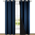 NICETOWN Blackout Curtains 80 inches Long, Full Light Blocking Drapes by NICETOWN