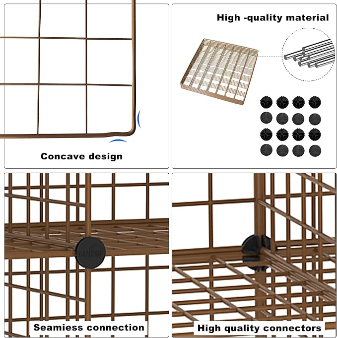 C&AHOME Wire Cube Storage, 6 - Image 8