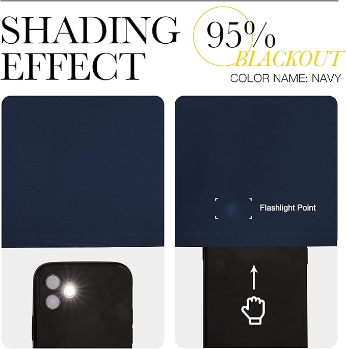 NICETOWN Living Room Curtains, Home Decorations Thermal Insulated Solid Rod - Image 5