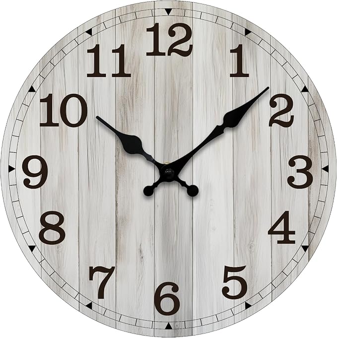 Wall Clock, Modern Wall Clocks Battery Operated, Silent Non Ticking Clock by wallclock