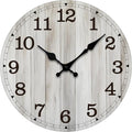 Wall Clock, Modern Wall Clocks Battery Operated, Silent Non Ticking Clock by wallclock