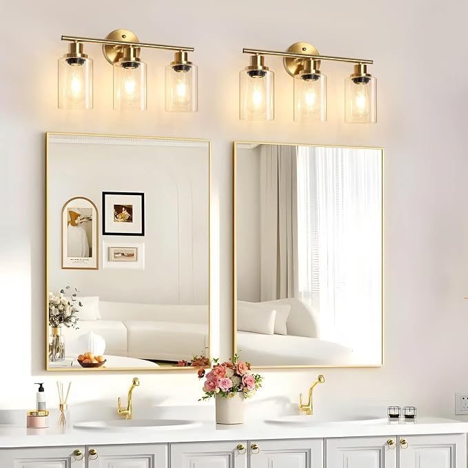 Unicozin Modern Bathroom Light Fixtures, 3 Light Vanity Lights, Living Room - Image 5