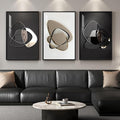 Large Framed Modern Elegant Abstract Wall Art by Cuspin