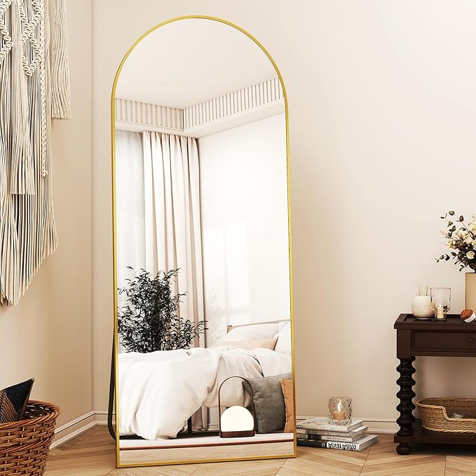 XRAMFY 56" x21 Arched Full Length Mirror Floor Mirrors - Image 6