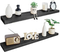 BGMG Wood Floating Shelves 48 inch, Wide Rustic Wooden Wall Shelves by BGMG