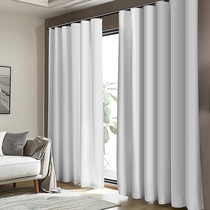 Room Divider Blackout Curtain Track Curtains Wall Dividers Panels Screen - Image 3