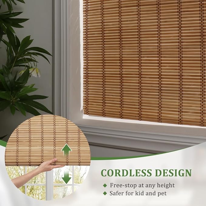 SEEYE Cordless Bamboo Blinds - Image 4
