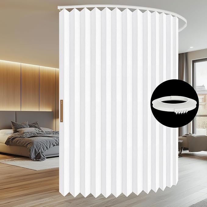 Room Divider Curtain Sets with Flexible Ceiling Track, Privacy Soundproof - Image 7