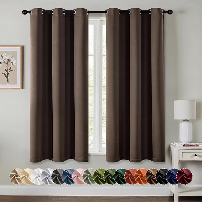 MIULEE Blackout Curtains for Bedroom Living Room 2 Panels, Thermal Insulated by MIULEE