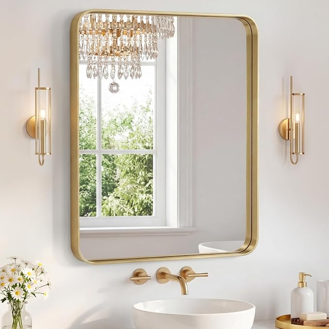 NEWBULIG 30X36 Inch Bathroom Mirror by NEWBULIG
