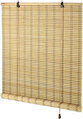 Bamboo Blinds for Interior Windows, Custom Roller Shades for Indoor Window and by BAYUE