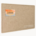 Bulletin Board, 24 x 18 inches Decorative Felt Pin Board, Cork Board Alternative by Lightomorrow
