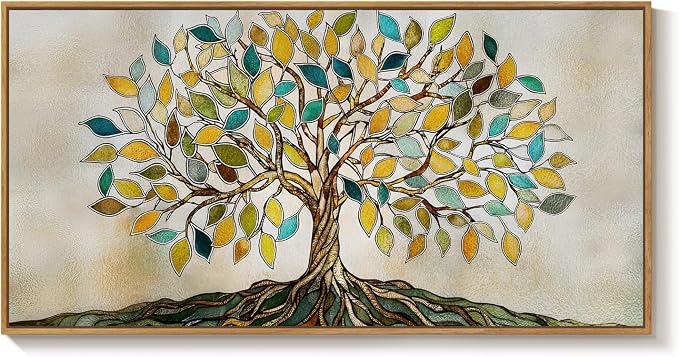 Large Framed Tree of Life Wall Art - Image 9
