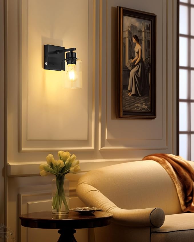 Battery Operated Wall Sconce Set of 2, Easy Install Dimmable Wireless Wall - Image 8