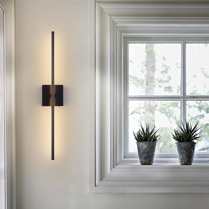 KARTOOSH 24.4 Inch 9 RGB Color Battery Operated Wireless Wall Sconces Set of Two - Image 8