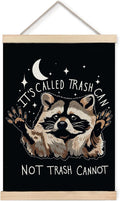 Foritho Funny Motivational Raccoon Meme Poster Wall Art Framed by Unknown