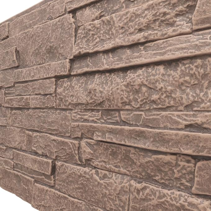 EverStone Acadia Ledge Faux Stone Panel, North Hill Color - Image 7