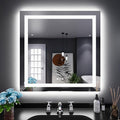 LOAAO 32"X32" LED Bathroom Mirror by LOAAO