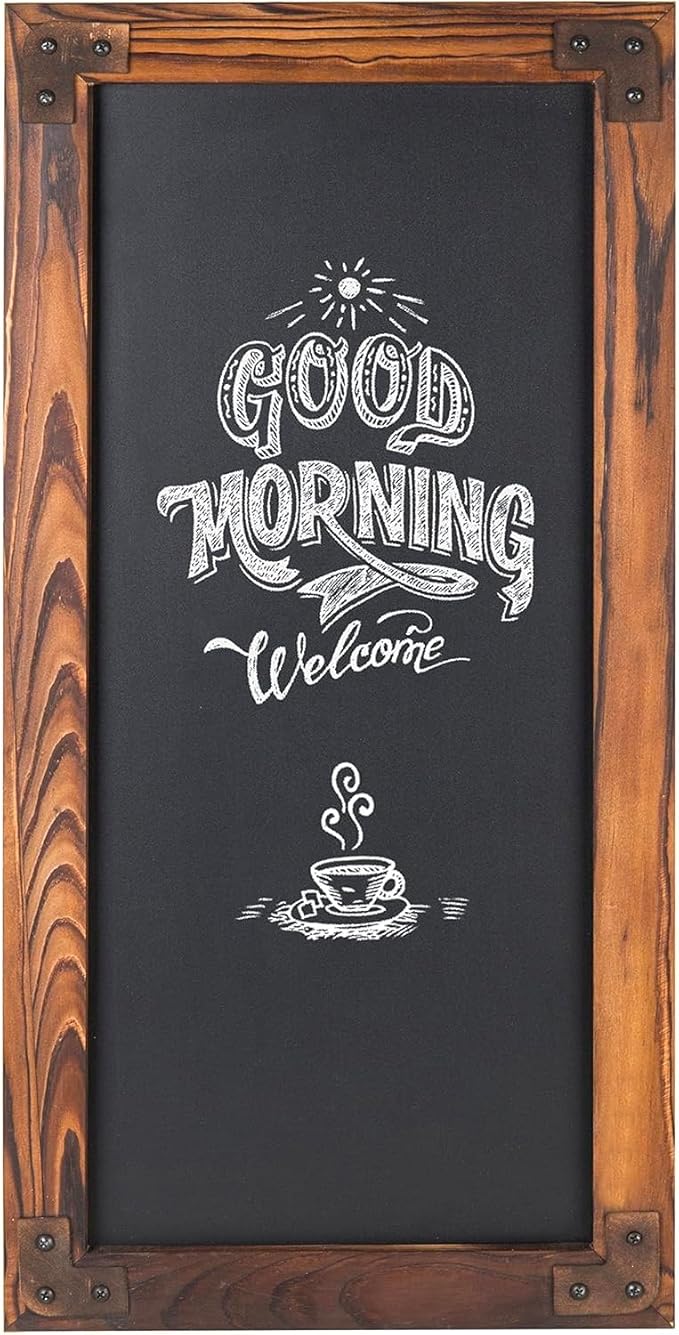 MyGift Large Chalkboard Sign Wall-Mounted by MyGiftHome