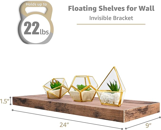 Sorbus Floating Shelves for Wall - Image 3