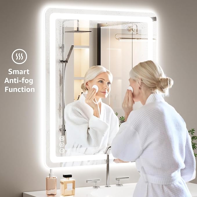 Led Bathroom Mirror with Lights, Anti-Fog & Tri-Color Lighting - Image 5