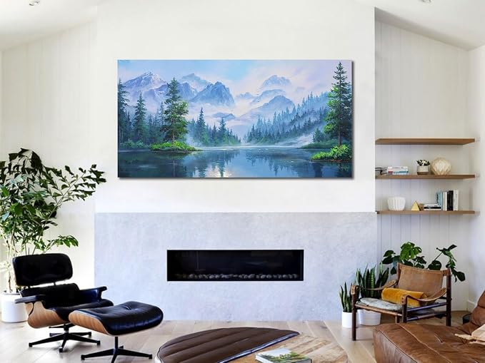 Ardemy Large Landscape Wall Art Nature Canvas Textured Forest Scenery Pictures - Image 5