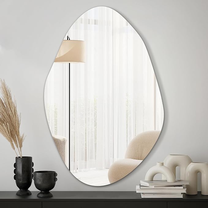 TRAHOME Irregular Asymmetrical Wall Mirror by TRAHOME