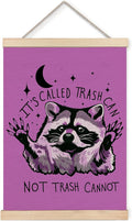 Foritho Funny Motivational Raccoon Meme Poster Wall Art Framed by Unknown