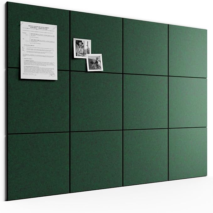 Bumusty Large Cork Board 48" x 36" Alternative by BUMUSTY