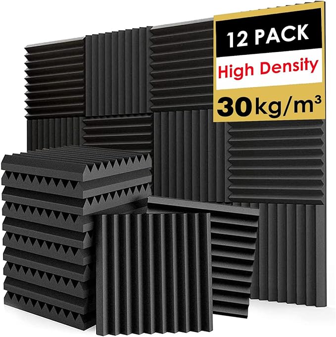 FONESO Acoustic Foam Panels, Sound Proof Foam Panels by Foneso