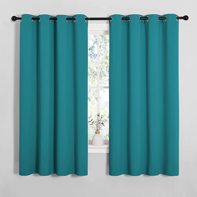 NICETOWN Room Darkening Curtains 68 inch Length 2 Panels, Thermal Insulated by NICETOWN