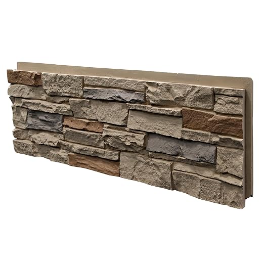 ROOMTEC 1-Pack Faux Stone Wall Covering Panels by ROOMTEC